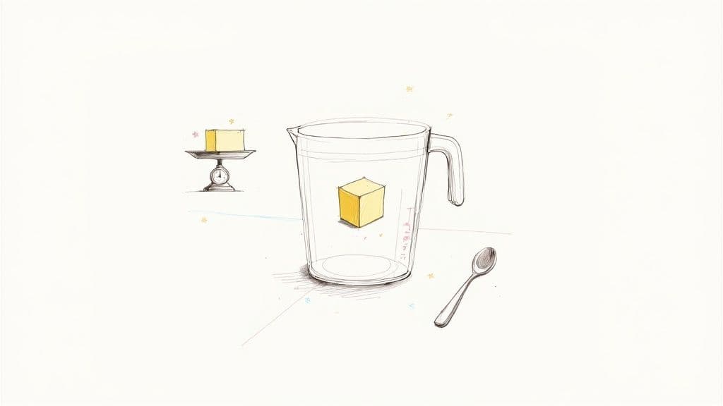 how much is 1 cup of butter: exact conversions for baking